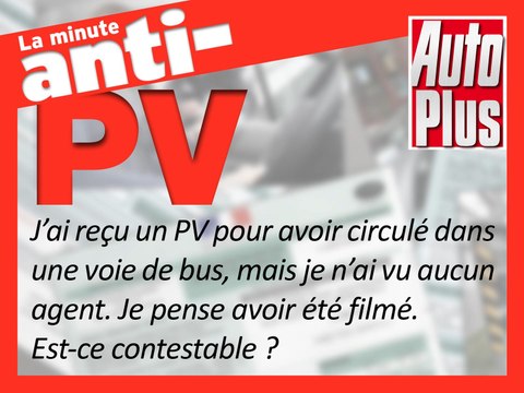 Les PV par vidéo-verbalisation, contestables ?