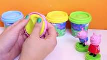 Peppa Pig Dough Pack with Molds and Shapes Play Doh Peppa Pig Figures Peppa Toys Kit Plast
