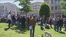 Cérémonie d'hommage aux sans-abri décédés à Bruxelles