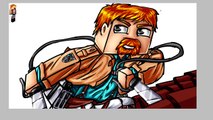 Minecraft SpeedArt - Attack On Titan