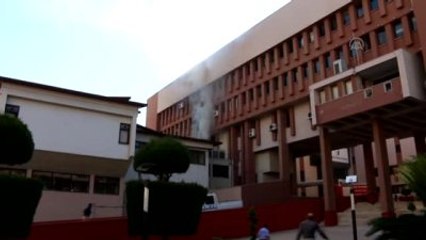 İskenderun Belediye Binasında Yangın