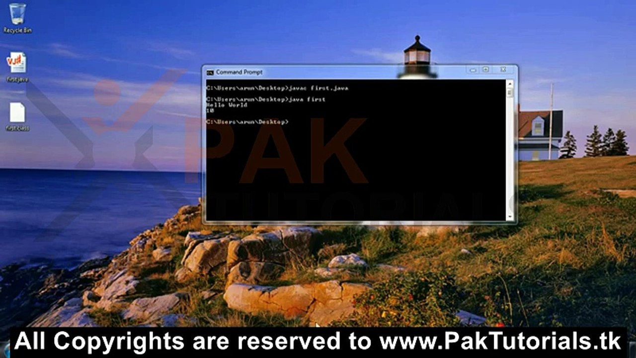 Tutorial 6- Use And Fuctions Of Int And String Type Variables-urdu And Hindi Tutorial-www.paktutorials.tk