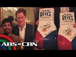 Manny, ibinida ang regalo kay Prince Harry