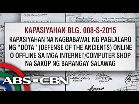Bakit ipinagbawal ang DOTA sa Dasmariñas?