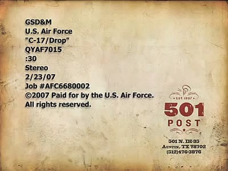 Air Force Commercial