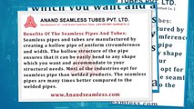 Widespread Use Of Quality Seamless Pipes And Tubes In Commercial Sectors
