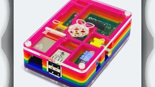Pibow Raspberry Pi Case (Pibow Rainbow)