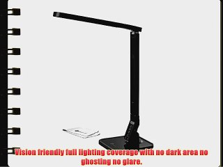 TaoTronics TT-DL07 Dimmable Eye-care LED Desk Lamp(Black 4 Lighting Modes: Reading/Studying/Relaxation/Bedtime