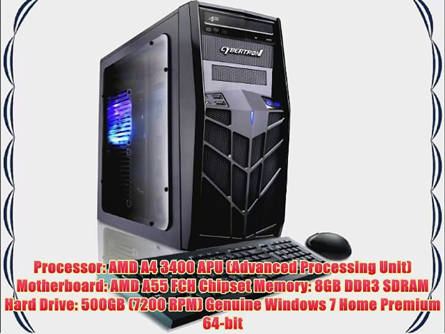 CybertronPC Trooper Gaming PC (Black)