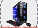 CyberpowerPC Gamer Aqua GLC2280 1-Inch Desktop (Black/Blue)