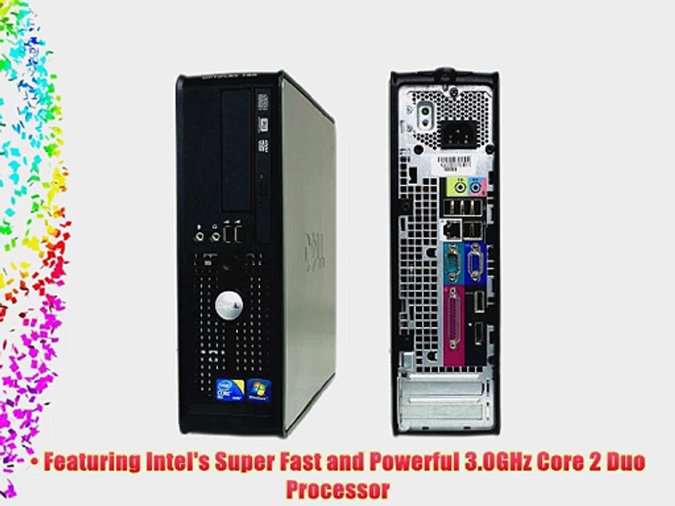 Dell Optiplex 780 SFF - 3.0Ghz - Core 2 Duo - 120Gb New SSD - 8Gb Ram - DVDRW - Windows 7 pro