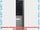 Dell OptiPlex 7010 Desktop Computer - Intel Core i5 i5-3470 3.20 GHz - Small Form Factor