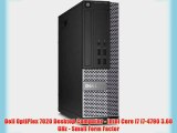 Dell OptiPlex 7020 Desktop Computer - Intel Core i7 i7-4790 3.60 GHz - Small Form Factor