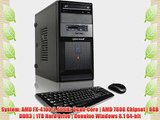 CybertronPC Axis DT1203B Desktop (Black)