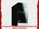 HP Pavilion 500-480 Desktop (AMD A8-6410 4GB RAM 1TB HD Windows 7 Professional)