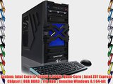 CybertronPC ViperX5 GMVPRX534BL Desktop (Blue)