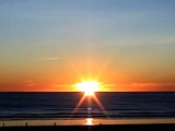 Time Lapse Sunset at Pismo Beach California.