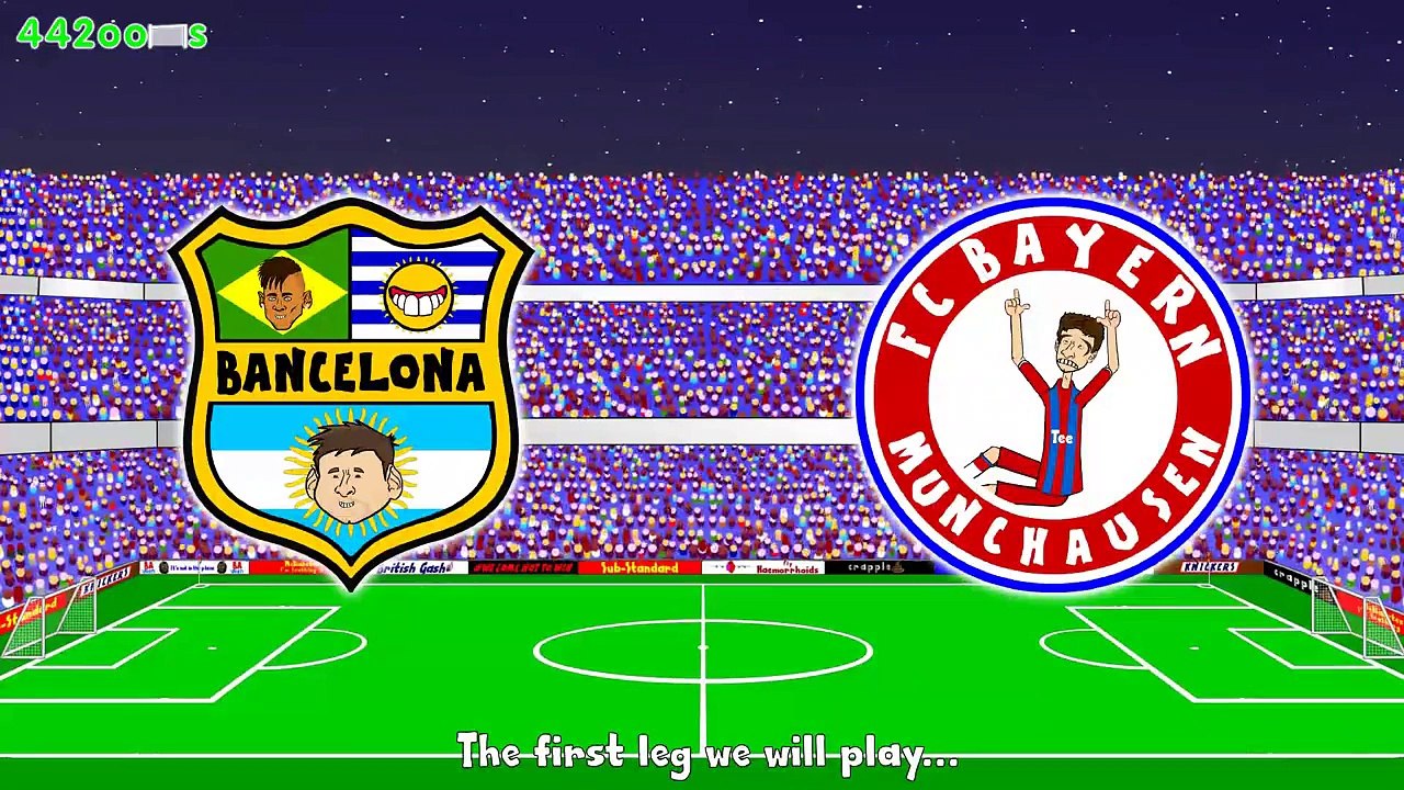 MSN SONG! Bayern Munich vs Barcelona 3-2 PARODY (Champions League Semi-Final 2015 Goals Neymar)