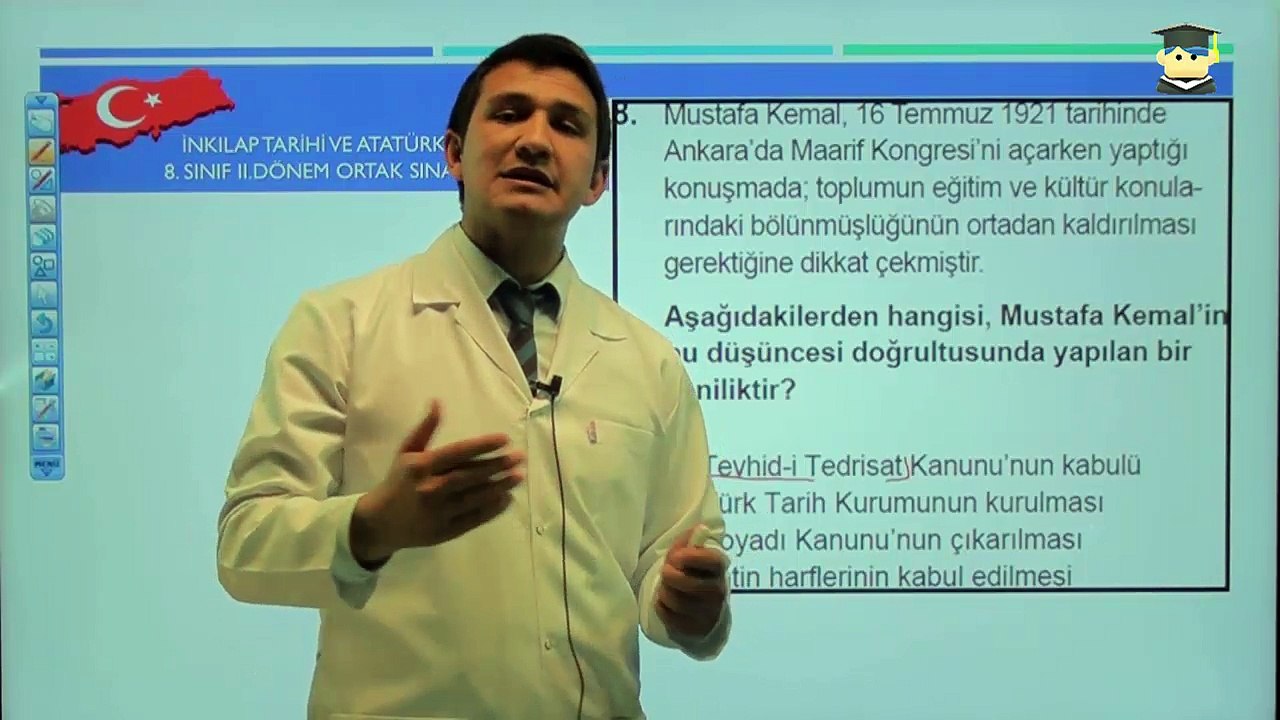 Akıllı Okullar TEOG 2015 2. Dönem Inkılap Tarihi ve Atatürkçülük Soru Çözümleri