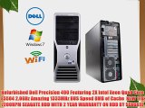 Refurbished Dell Precision 490 Workstation Wifi Included  (2) Intel Xeon Quad Core E5504 2.0GHz