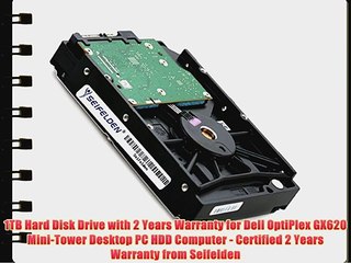 Download Video: 1TB Hard Disk Drive with 2 Years Warranty for Dell OptiPlex GX620 Mini-Tower Desktop PC HDD