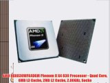 AMD HDX830WFK4DGM Phenom II X4 830 Processor - Quad Core 6MB L3 Cache 2MB L2 Cache 2.80GHz
