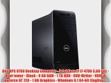 Dell XPS 8700 Desktop Computer - Intel Core i7 i7-4790 3.60 GHz - Mini-tower - Black - 8 GB