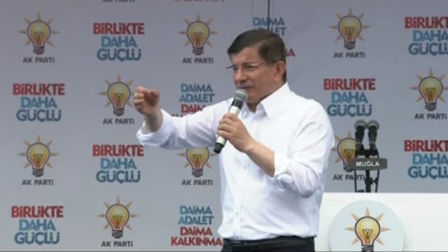 Muğla - Başbakan Davutoğlu Partisinin Muğla Mitinginde Konuştu 4