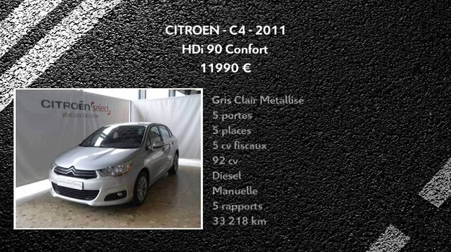 Annonce Occasion CITROëN C4 II HDi 90 Confort 2011