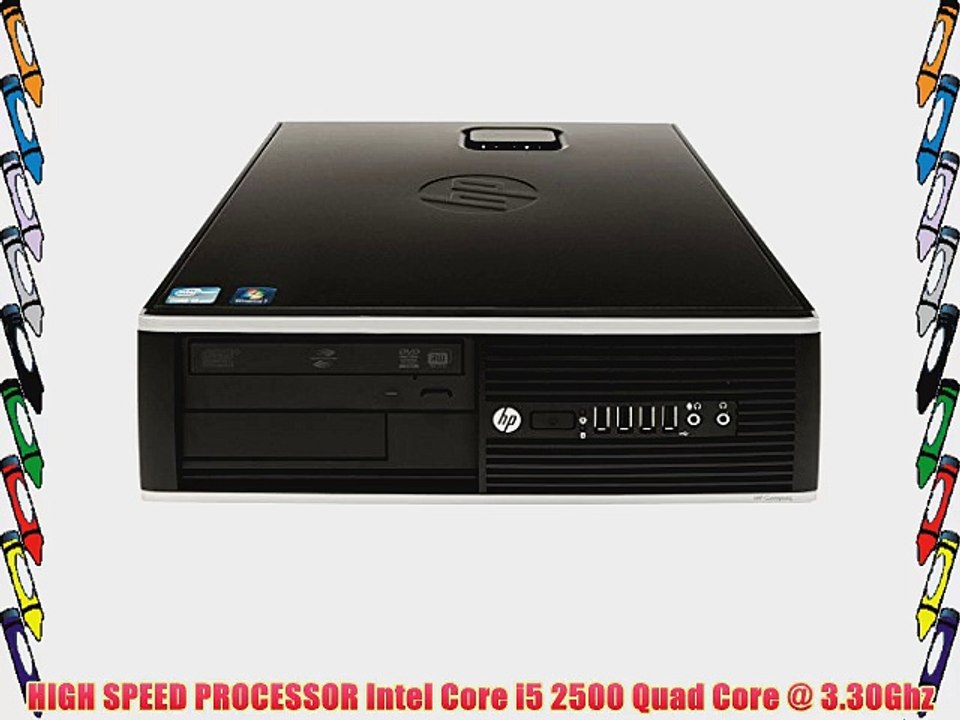 Hp Compaq 8200 Elite SFF Wifi Pc Bundle - Intel Core I5 2500 Quad @ 3.30ghz - 8gb RAM - 1tb