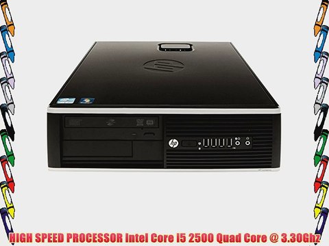 Hp Compaq 8200 Elite SFF Wifi Pc Bundle - Intel Core I5 2500 Quad @ 3.30ghz - 8gb RAM - 1tb