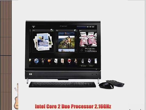 HP Touchsmart IQ804 25.5-Inch All-in-One Desktop PC (2.16 GHz Intel Core 2 Duo T5850 Processor