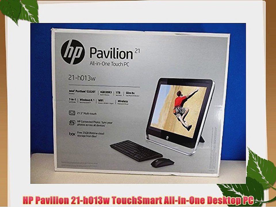 HP Pavilion 21h013w TouchSmart AllinOne Desktop PC video Dailymotion