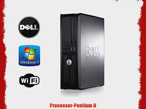 Dell OptiPlex 320 Desktop Intel Pentium D 3.4 4GB DDR2 Memory *NEW* 1TB Hard Drive WiFi DVD/CD-RW