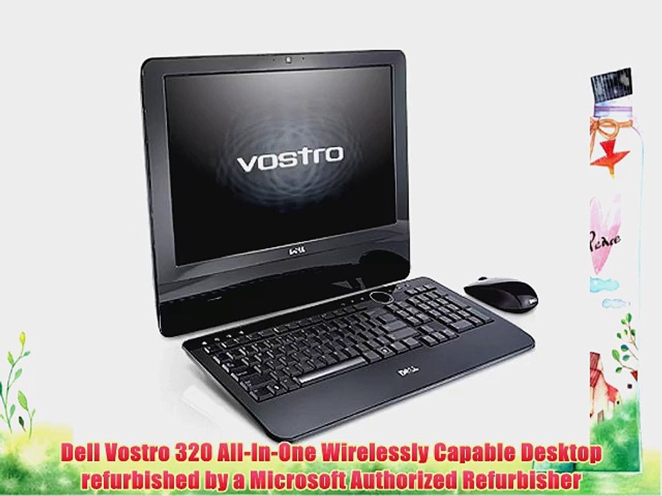 Dell Vostro 320 All-In-One Desktop with Intel Core2Duo@2.93GHz 3GB RAM 320GB HD and licensed