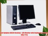 Dell Optiplex GX520 Desktop - LCD Monitor with Keyboard