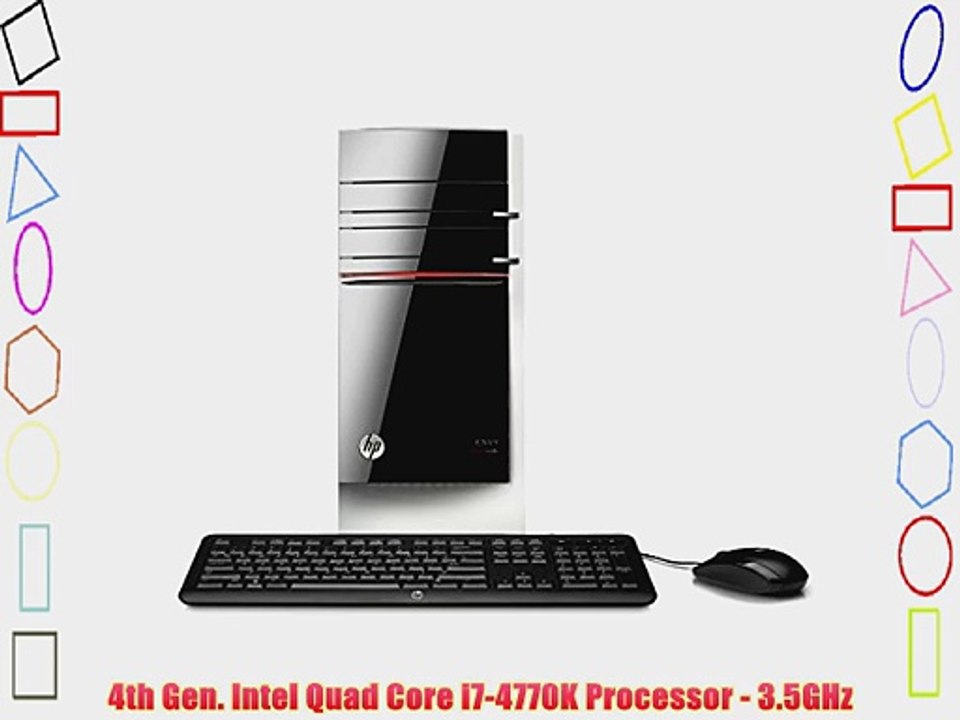 HP ENVY 700-330QE Desktop PC Core i7 4770K 3.5GHz 32GB Ram 2TB Hard Drive DVDRW WiFi BT Windows