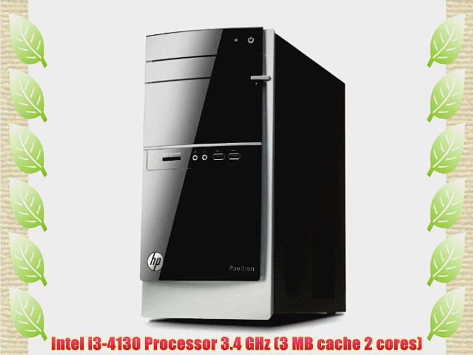 HP Pavilion 500 Desktop - Intel Core i3-4130 Processor 3.4 GHz 8GB Memory 3TB 7200RPM HDD Intel