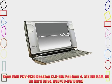 Sony VAIO PCV-W30 Desktop (2.0-GHz Pentium 4 512 MB RAM 80 GB Hard Drive DVD/CD-RW Drive)