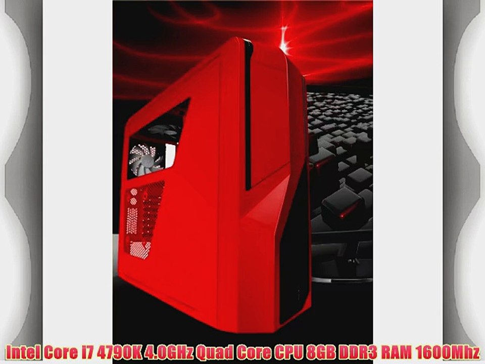 CPU Solutions Intel 4790K Core i7 4.0Ghz Quad Core Gaming PC. 8GB RAM 1600MHz 512GB SSD Windows