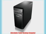 Lenovo H50 Affordable Tower Desktop Computer (AMD A8 3.1GHz 6GB DDR3 RAM 1TB Hard Drive DVDRW