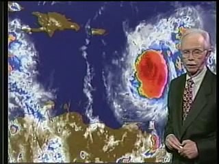 TWC Hurricane Marilyn coverage 1995: Clip 1