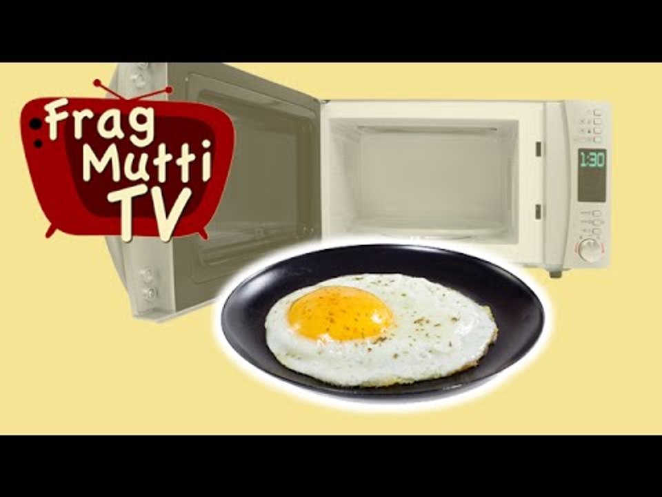 Spiegelei, Rührei und Eierstich aus der Mikrowelle - Frag Mutti TV