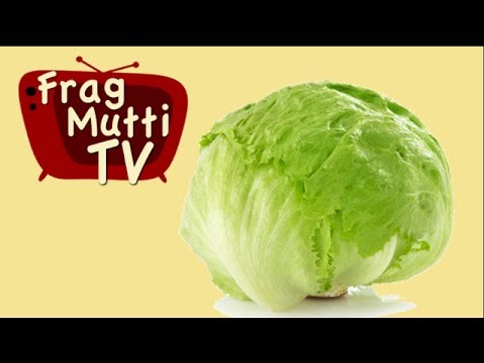 Eisbergsalat schnell zubereiten - Frag Mutti TV