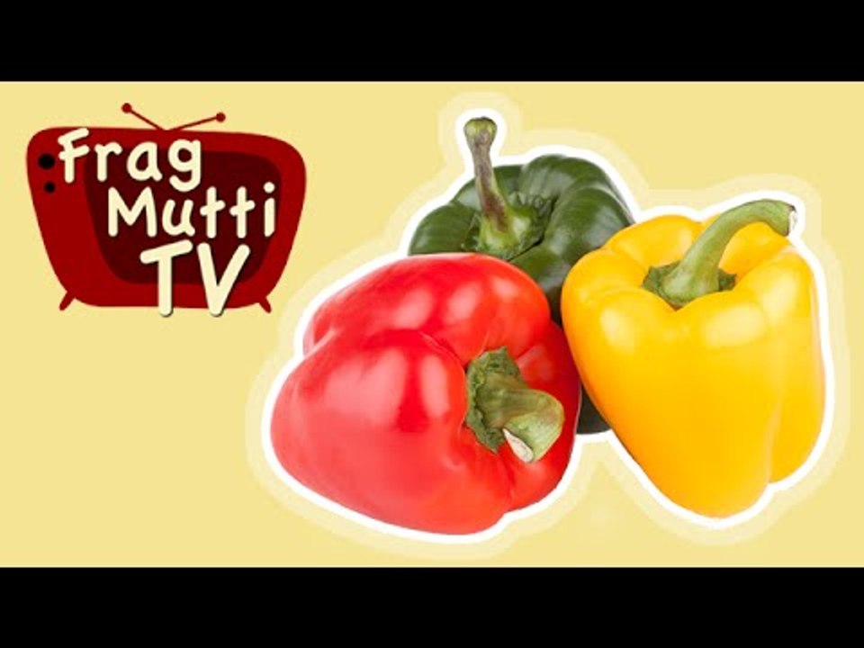 Paprika richtig schneiden - Frag Mutti TV