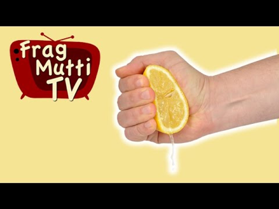 Zitrone auspressen ohne Spritzen - Frag Mutti TV