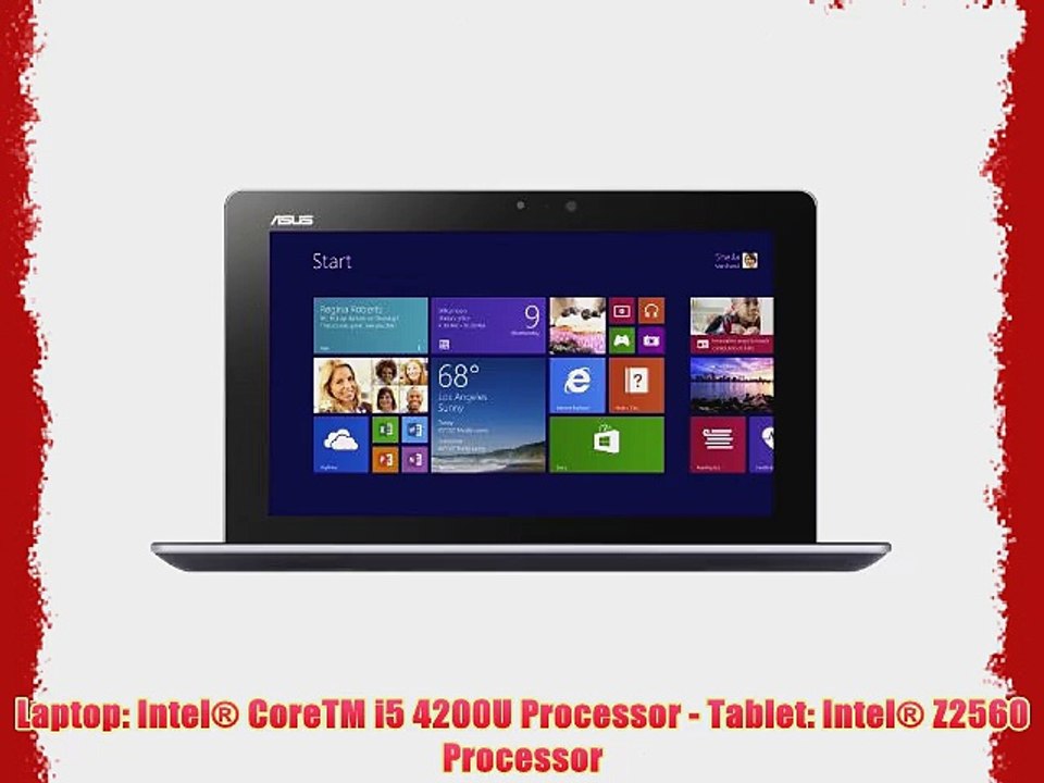 ASUS Transformer Book Trio TX201LA-DH51T-CB Touch Notebook/Tablet (11.6-inch i5-4200U 4GB-DDR3