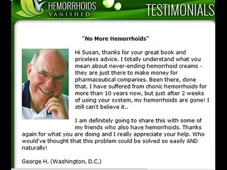 HemorrhoidsVanished