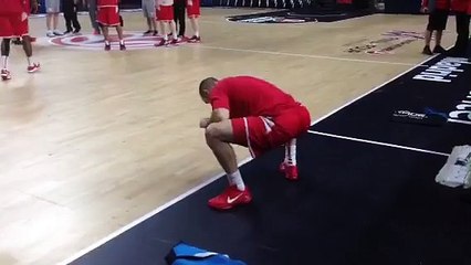 Η προπόνηση του Ολυμπιακού στη Μαδρίτη