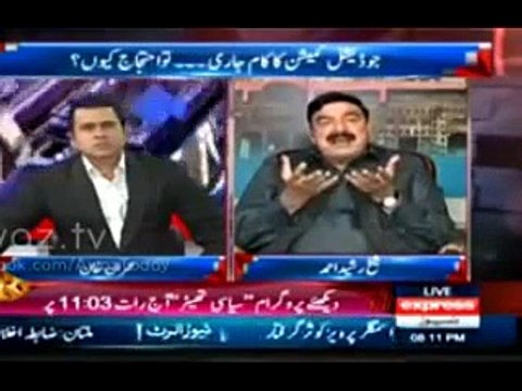 Shaikh Rasheed -@-I Met Khan Sahib Today.Unho Ne Container ko Rang Shang Karny Ka Keh Dya Hai-_ Shaikh Rasheed